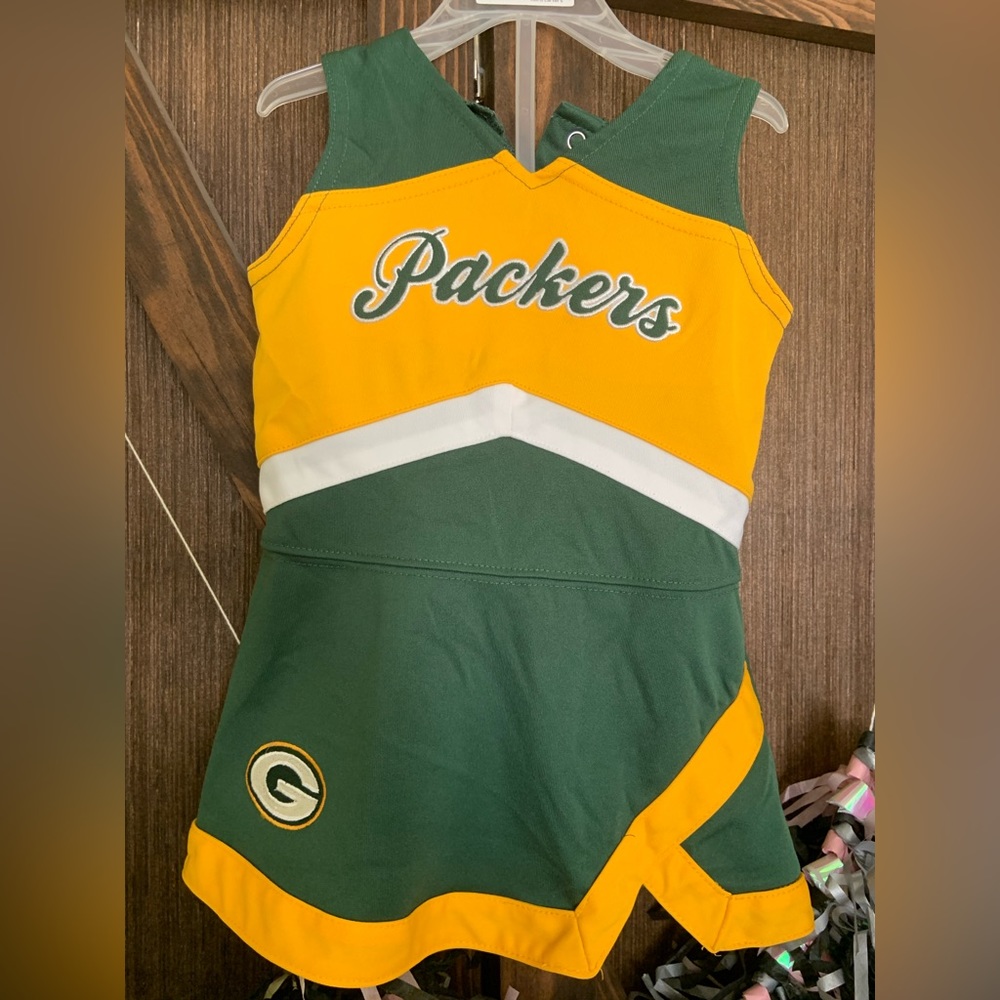 Green Bay packer cheerleading outfit